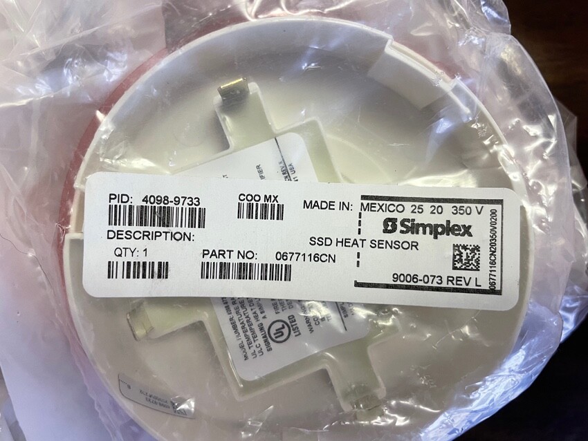 ( 8- Brand New ) SIMPLEX 4098-9733 - SSD HEAT SENSOR HEAD 