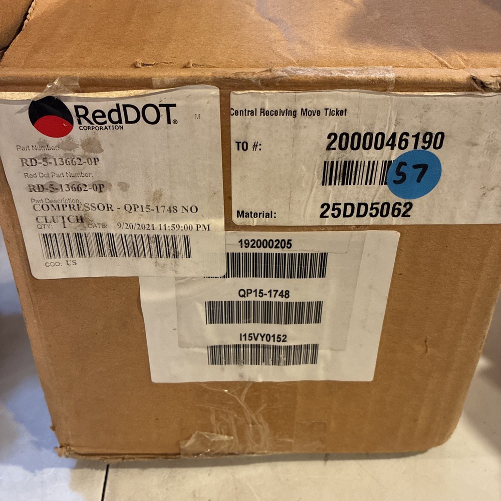 AC Compressor for Red Dot Hydraulic Direct Drive Unit RD-5-13662-0P
