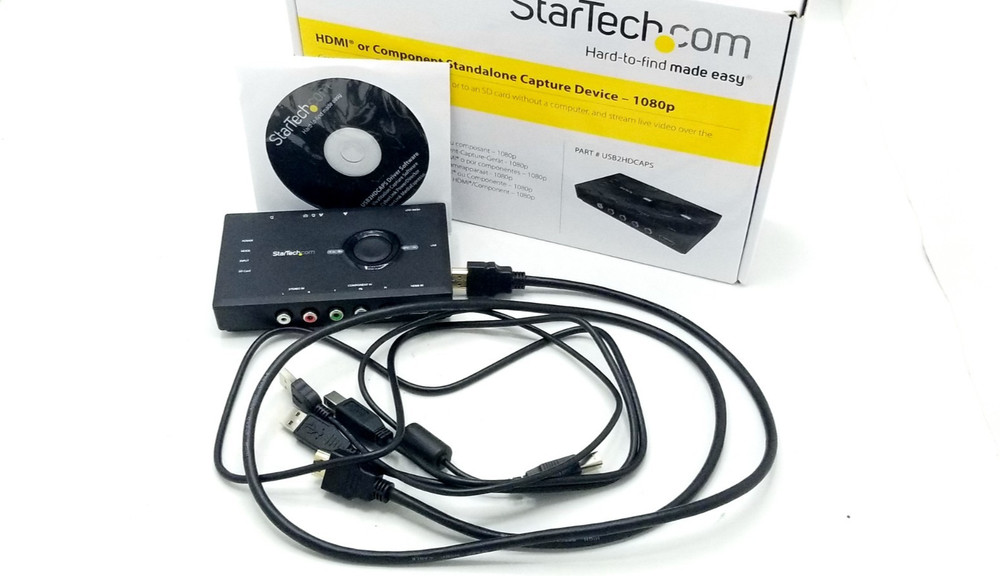 StarTech USB2HDCAPS HDMI or Component Standalone 1080p Capture Device