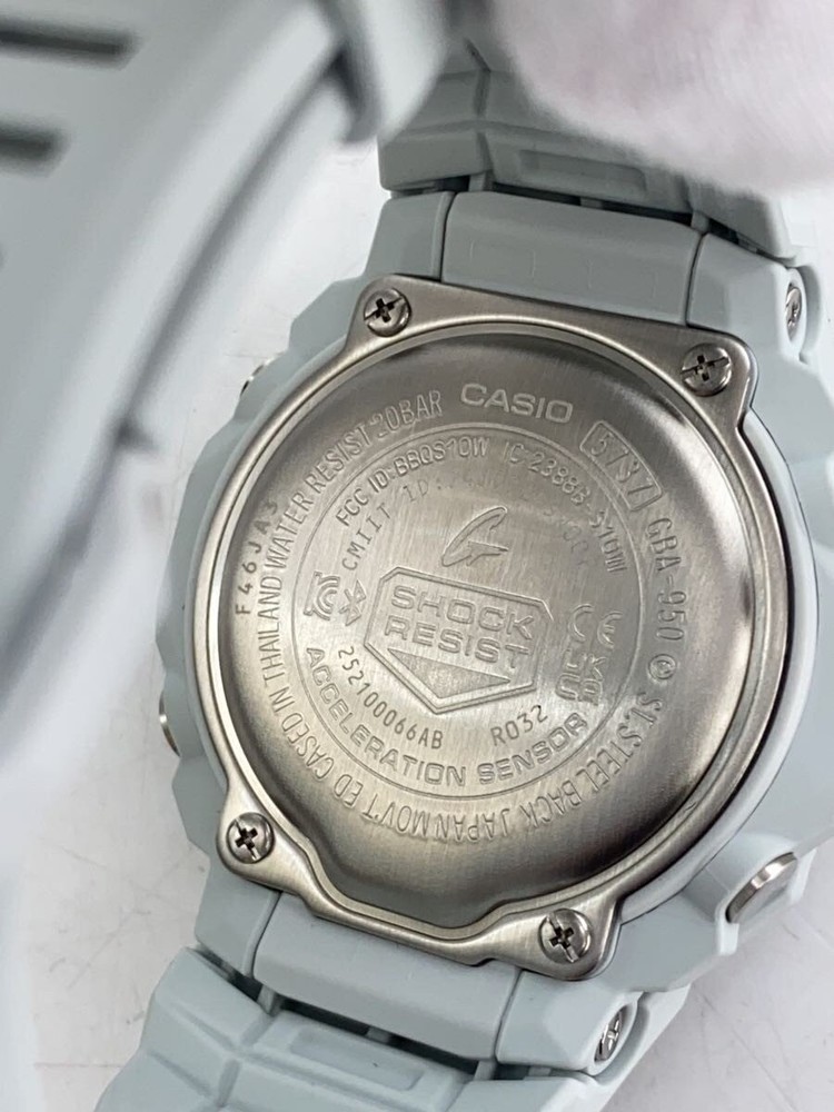 CASIO Quartz Wristwatch G SHOCK Digital Analog White White