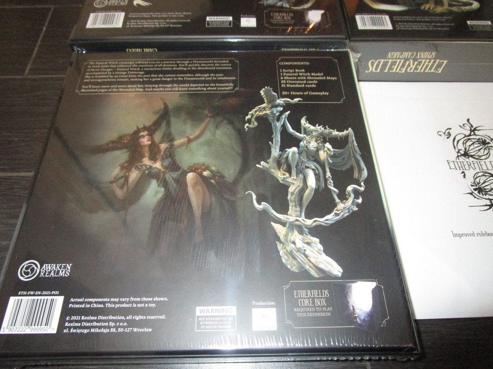 Etherfields Kickstarter Stretch Goals Harpy, She-Wolf, Sphinx, Witch Campaigns