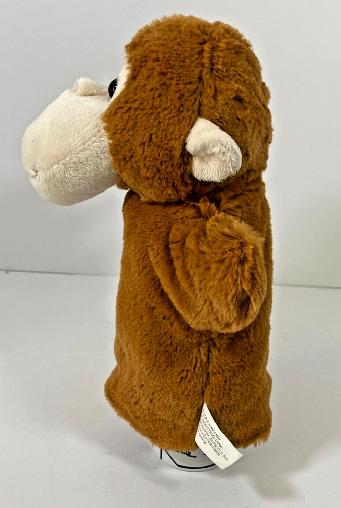 Books A Million Brown Monkey Plush Hand Puppet