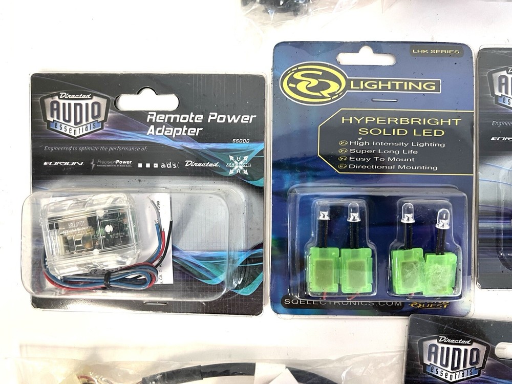 Lot of Various Adapter, Adapter Cables, Hyperbiright Solid LED + MORE