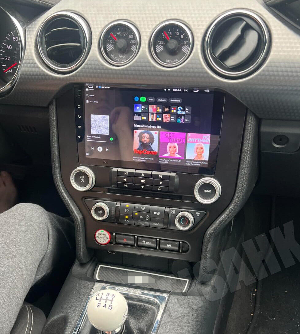 for 2015-2021 Ford Mustang 9" Android 14 Apple Carplay Car Stereo Radio GPS WIFI