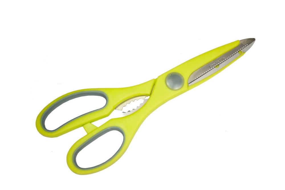 Kitchen Shears Scissor For Vegetables, Sharp, Green/Orange