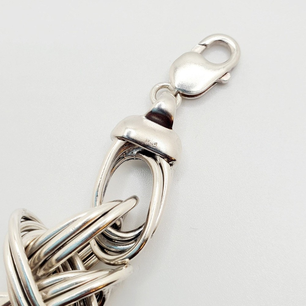 Silver link bracelet