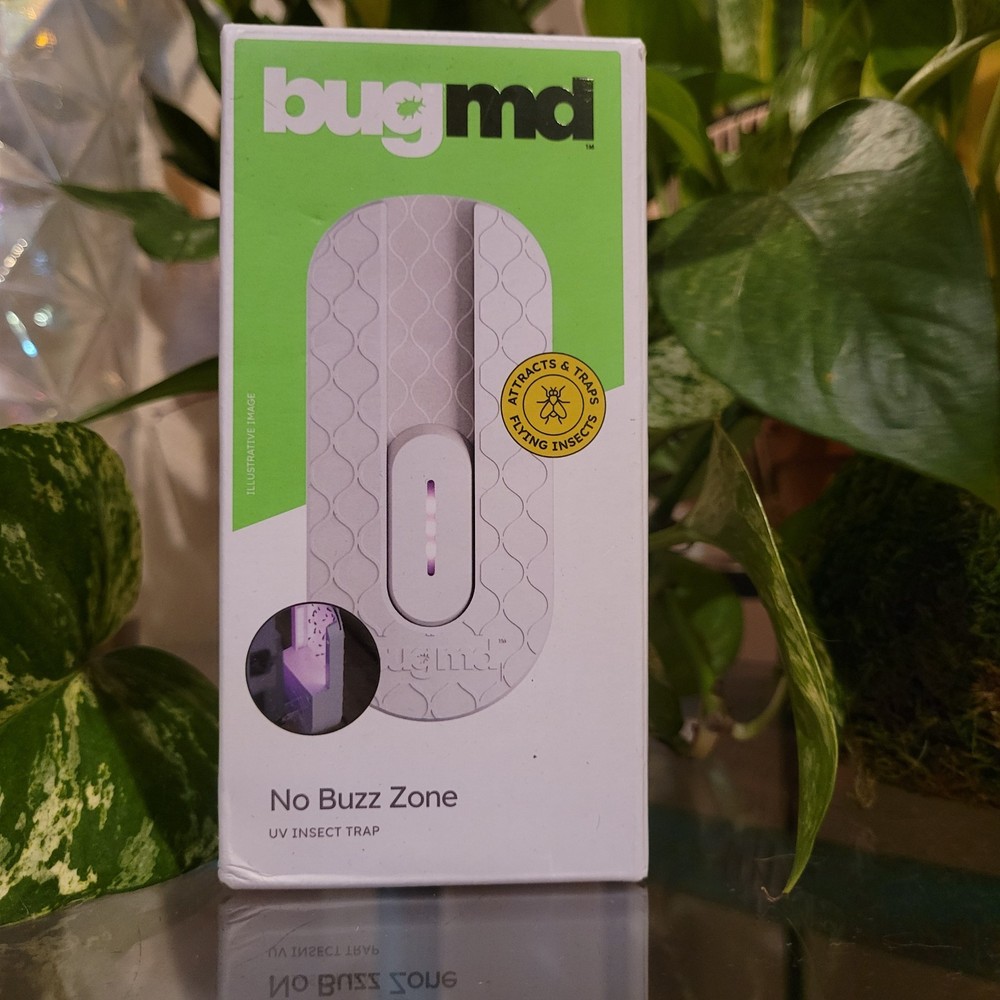 BugMD No Fly Zone Refillable UV Bug Zapper, Mosquito Zapper, Flying Insect Trap