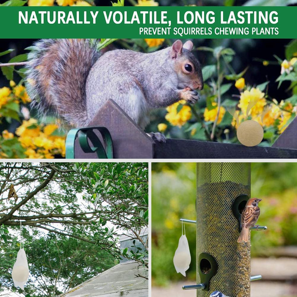 SUAVEC - KEEP AWAY SQUIRRELS NATURALLY - REPELLENT 4 PACK