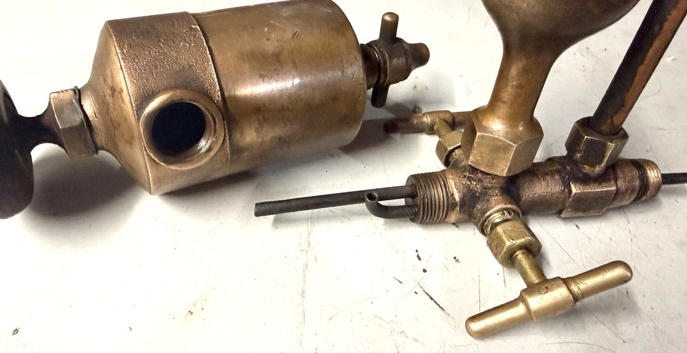 SWIFT LUBRICATOR CO. Brass HYDROSTATIC Sight Feed Oiler Steam Engine Hit Miss