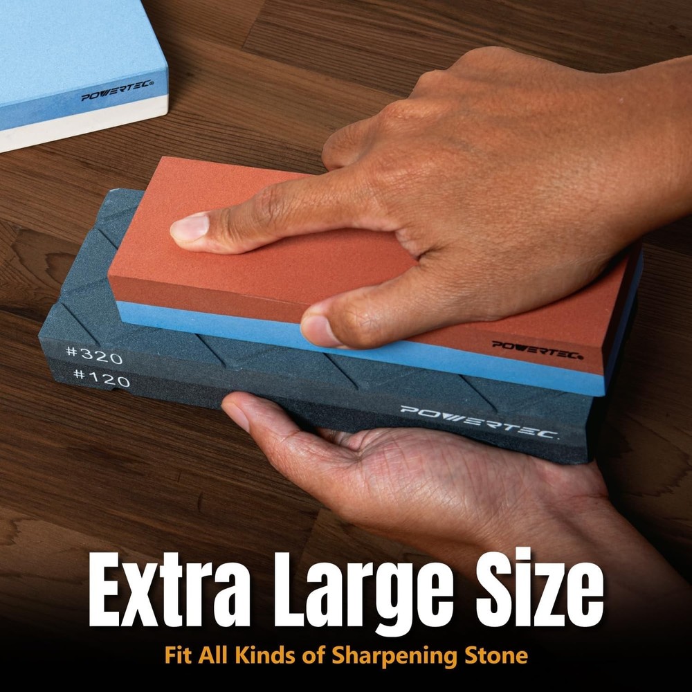 120/320 Sharpening Stone Flatener - Effortless Whetstone Maintenance