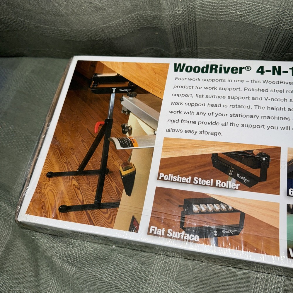 WOODRIVER Single Roller Work Support Stand