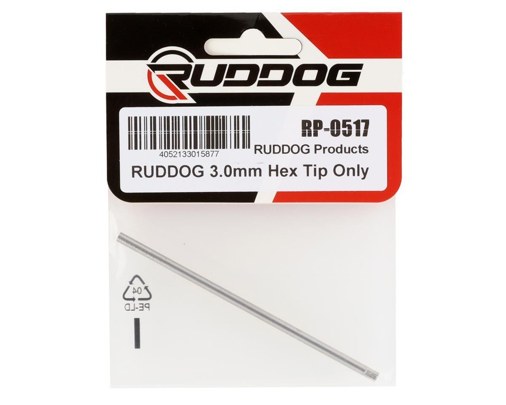 Ruddog Hex Driver Replacement Tip (3.0mm) [RDGRP-0517]