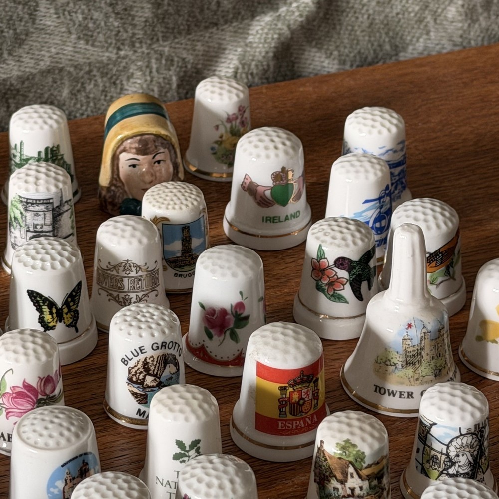 Large Thimble Collection - Over 250 Pieces