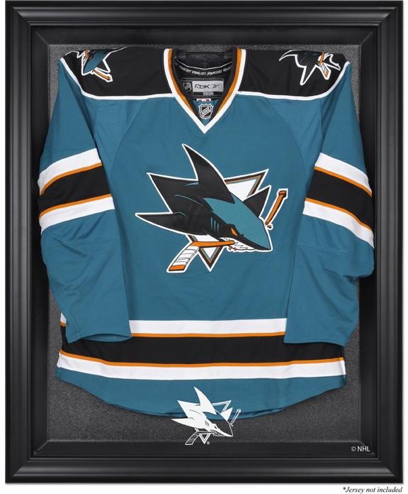 Sharks Black Framed Logo Jersey Display Case - Fanatics Authentic