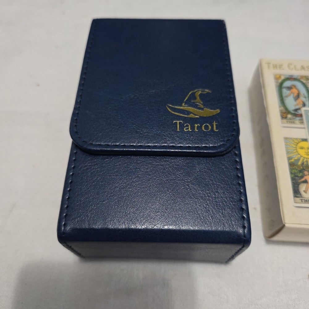 Tarot Classic Card Deck Stuart R Kaplan 78 CARDS With Leather Case