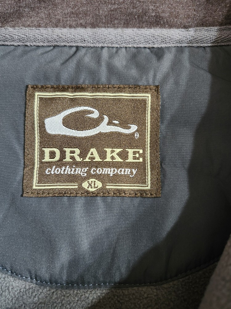 Drake Mens XL Full Zip Soft Shell Fleece Lined Jacket