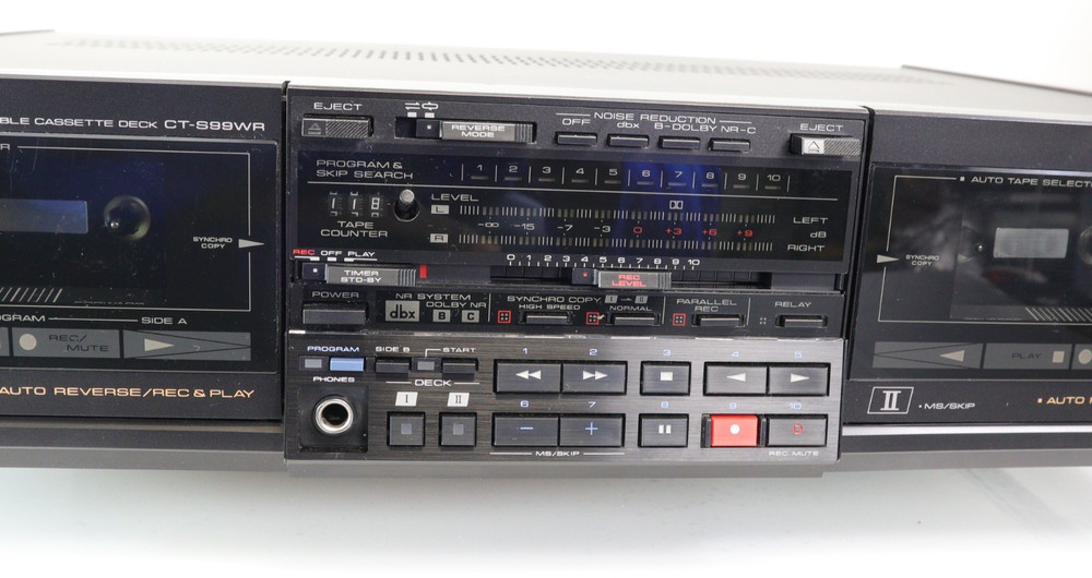 PIONEER CT-S99WR DOUBLE CASSETTE DECK