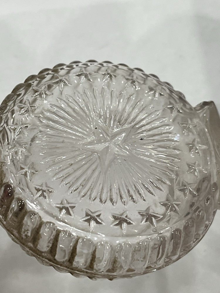 Vintage Embossed Star Perfume Bottle