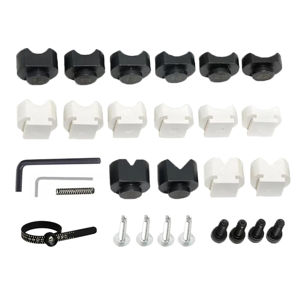 HAADID Ring Bending Tool with Nylon Dies, Ring Bender Shaper Press Machine, S...