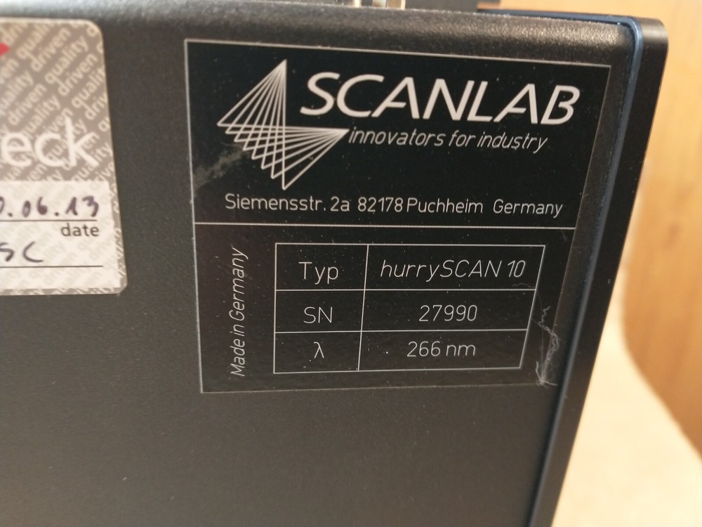 SCANLAB hurrySCAN 10 Laser ScanHead - Fast Ship