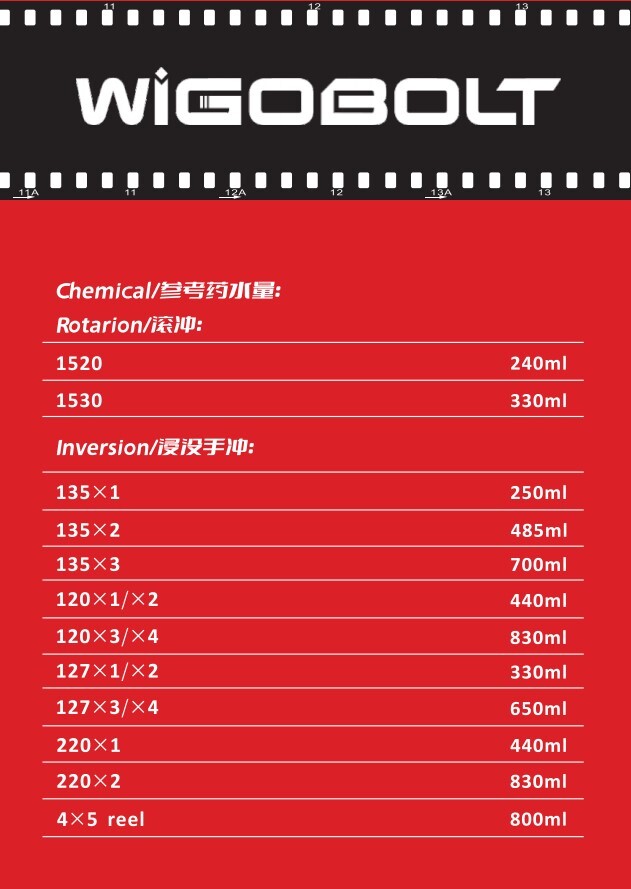 Extended Film Developing Tank 3 Spirals 120 35 4x5 B/W Darkroom Processing US