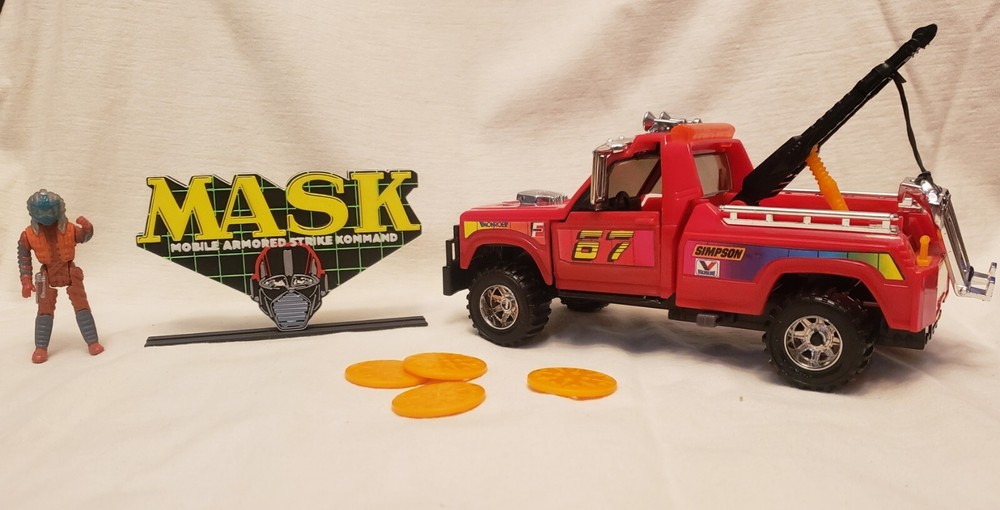 M.A.S.K.  logo display Kenner  Decorative Self standing MASK  V4