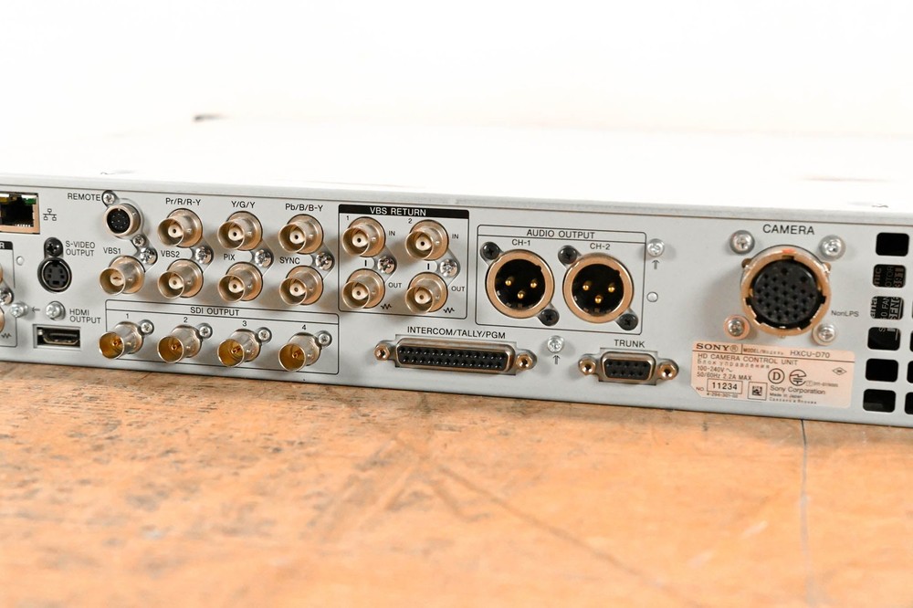 Sony HXCU-D70 Camera Control Unit for HXC-D70 HD/SD Camera CG01RAV