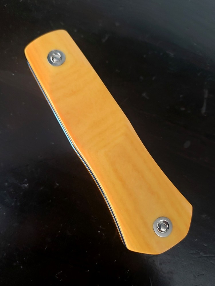 Kevin Hoffman Custom Knife Titanium Micarta
