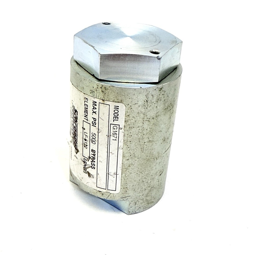 SCHROEDER G1671 HYDRAULIC PRESSURE FILTER 5000 PSI BY PASS