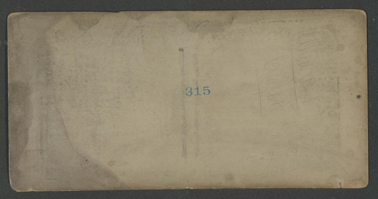 90 ~ "INDIAN FORDING THE BIG HORN R. ~ By F.A. RINEHART, OMAHA, NEB. 1900"