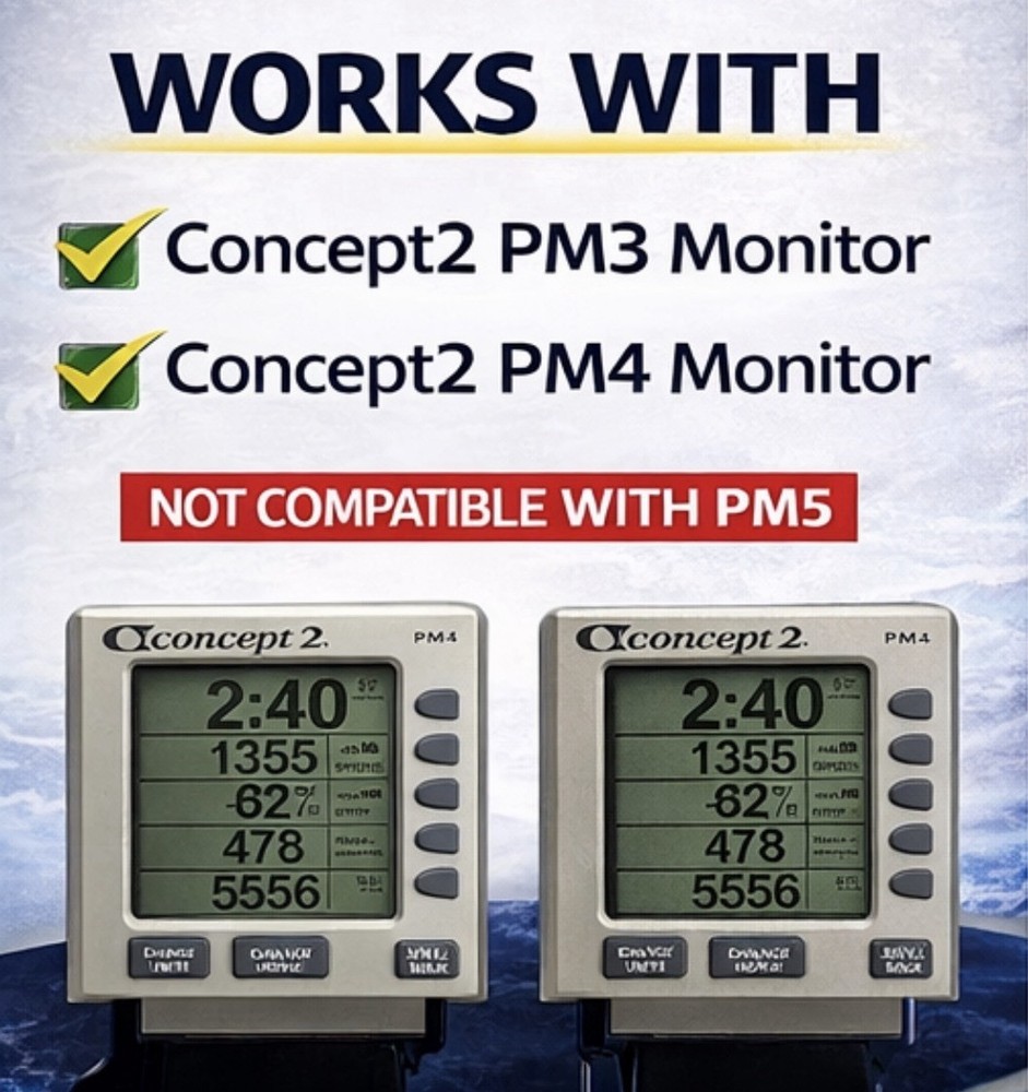 Log Card use w/ Concept 2 Rowing Machine concept2 Workout Train logcard PM3 PM4