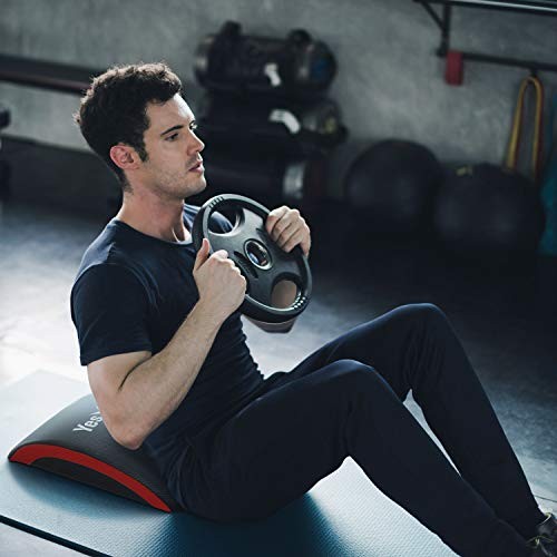 Abdominal Exercise Pads, Foldable Ab Workout Equipment C2. Red Ab Exercise Mat