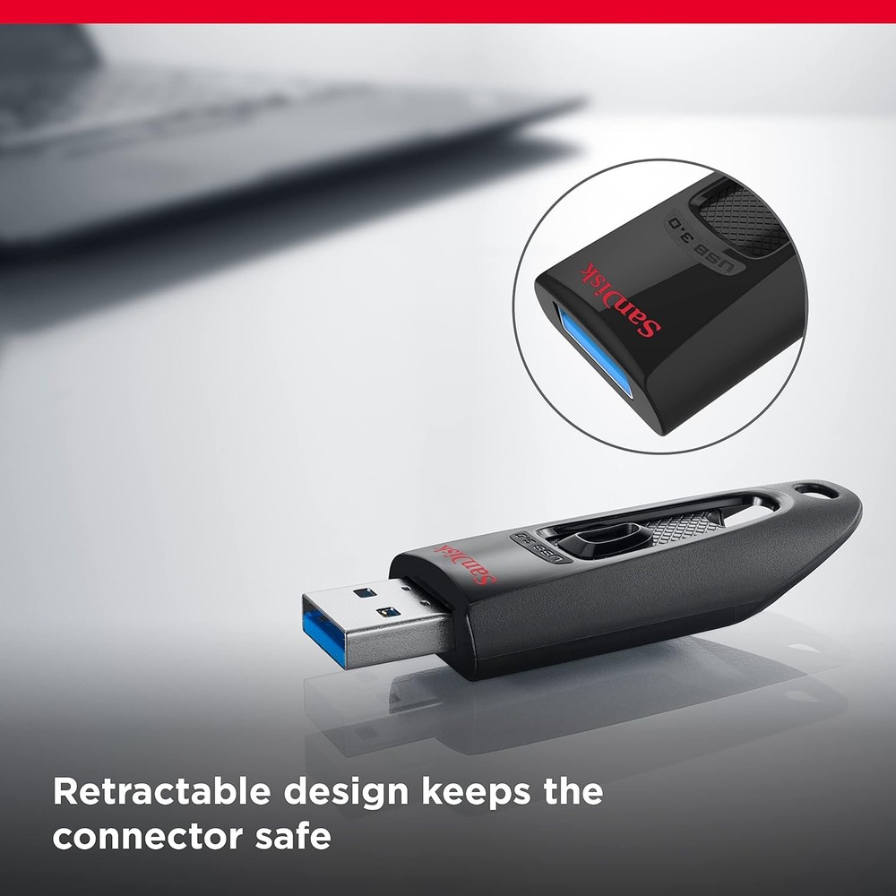 32GB Ultra USB 3.0 Flash Drive Black