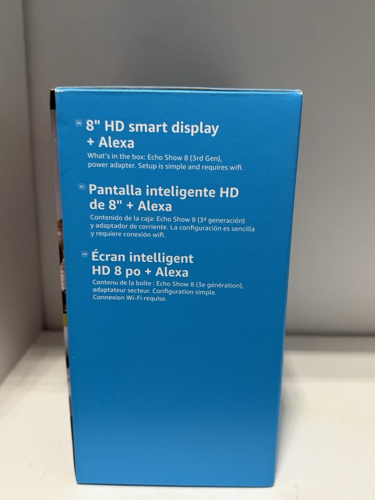 Amazon Echo Show 8 (3rd Generation) 8-inch Smart Display with Alexa, Charcoal