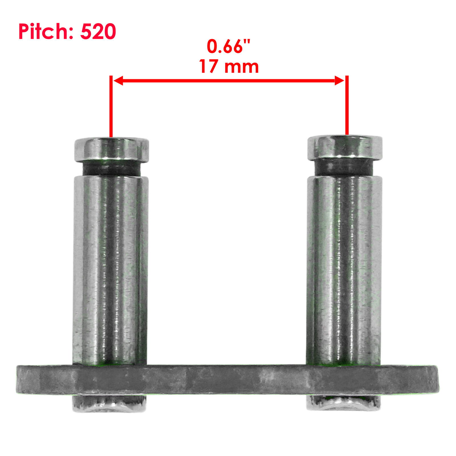 520 Chain Master Link with O Ring For Motorcycle Bike ATV Connecting Link Gray