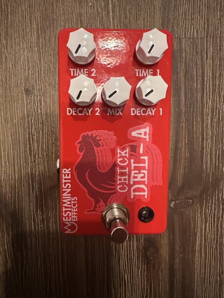 Westminster Effects Chick-Del-A Delay Pedal + 2-6" Patch Cables