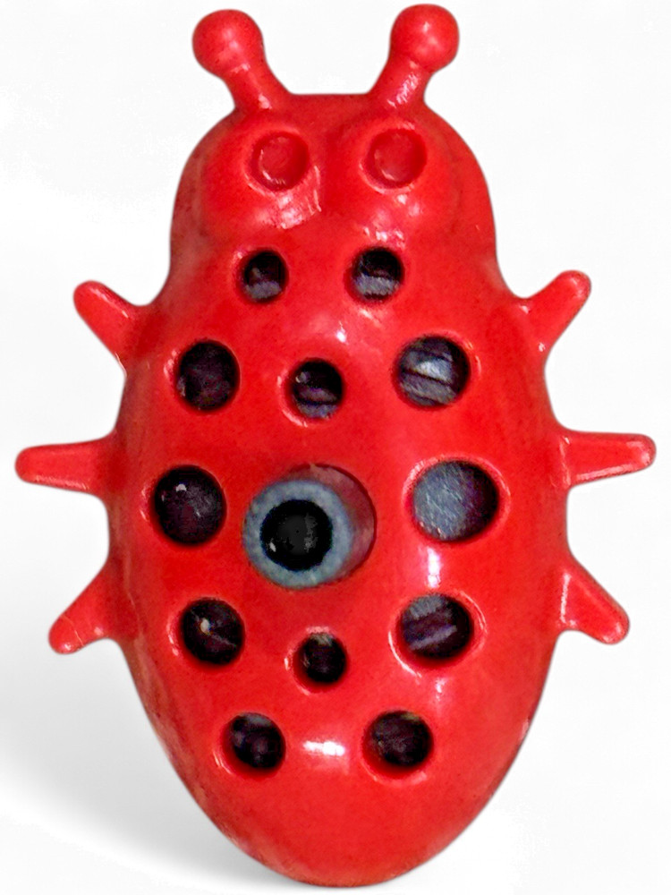5X Antelco 1 GPH Drip Pets (Lady Bug) Pressure Compensating Button Drip Emitter