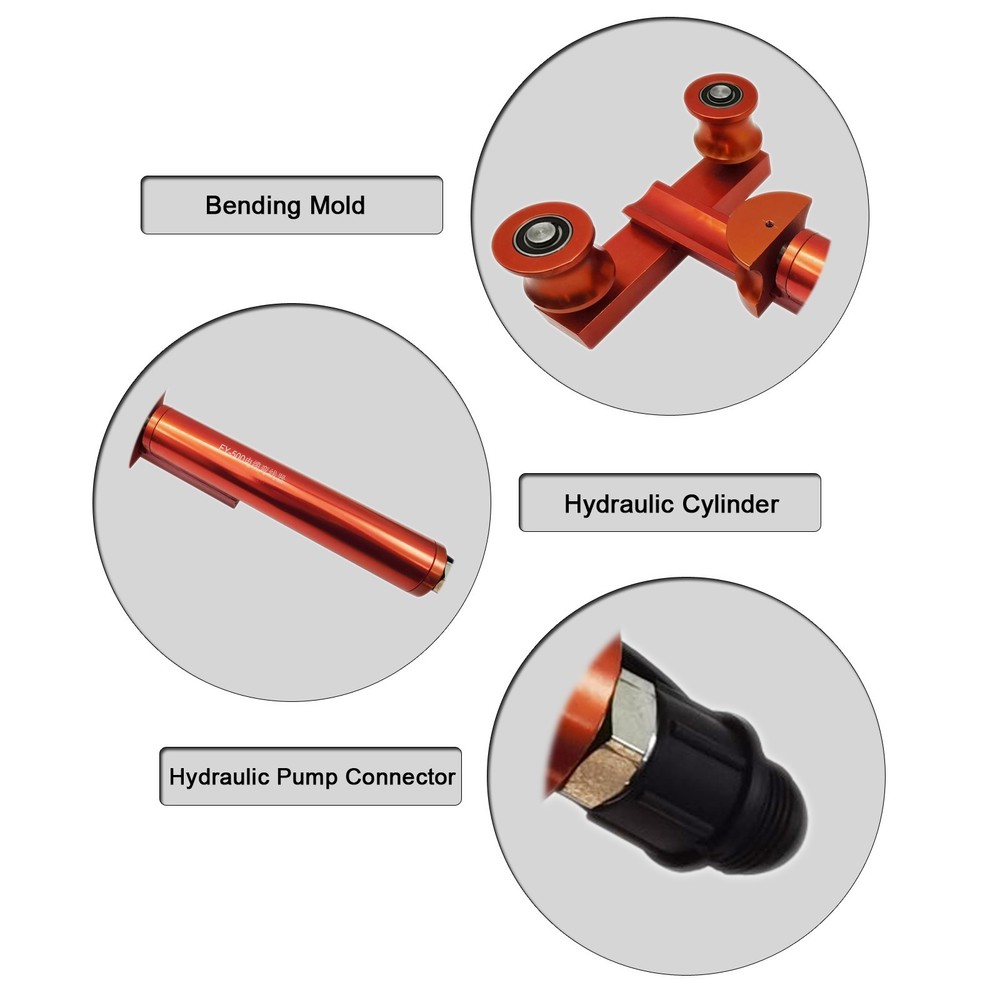 CCD Split Cable Bending Machine Wire Bending Tool (500 Square) 0-180°