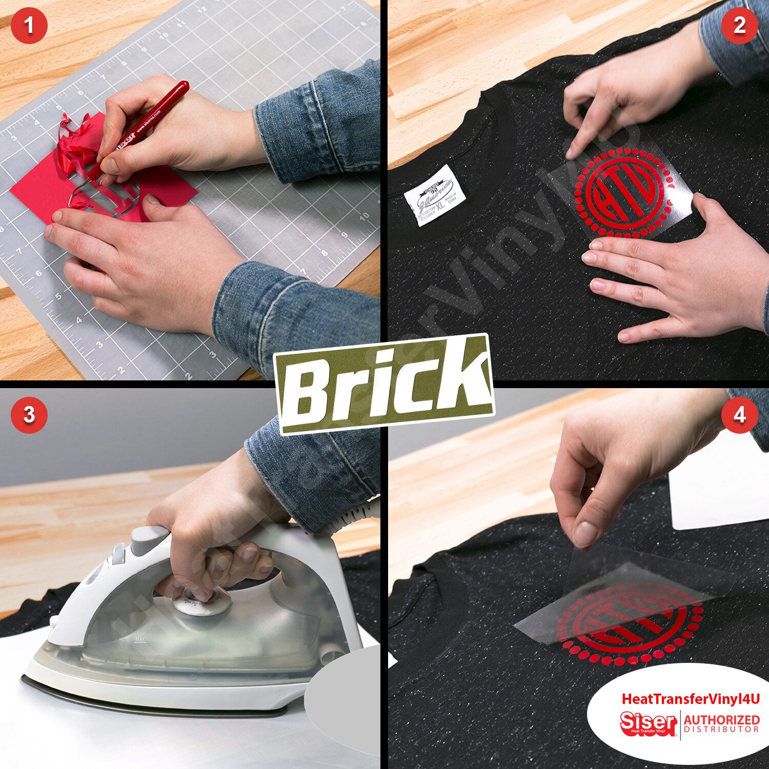 Siser Brick 600 20" Roll (HTV): The Ultimate Choice for a 3D Look