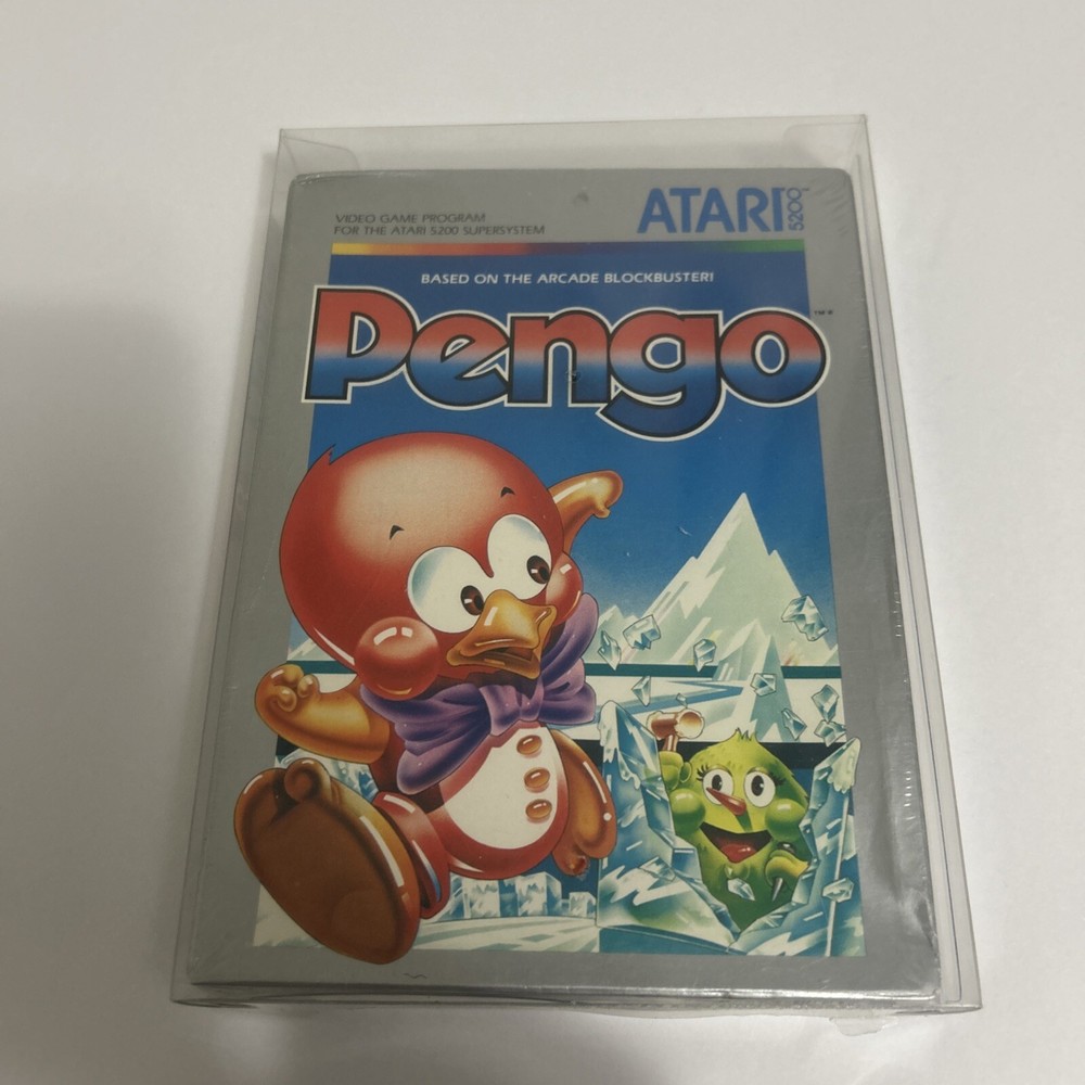 Pengo video Game Atari 1983 SEALED With Case