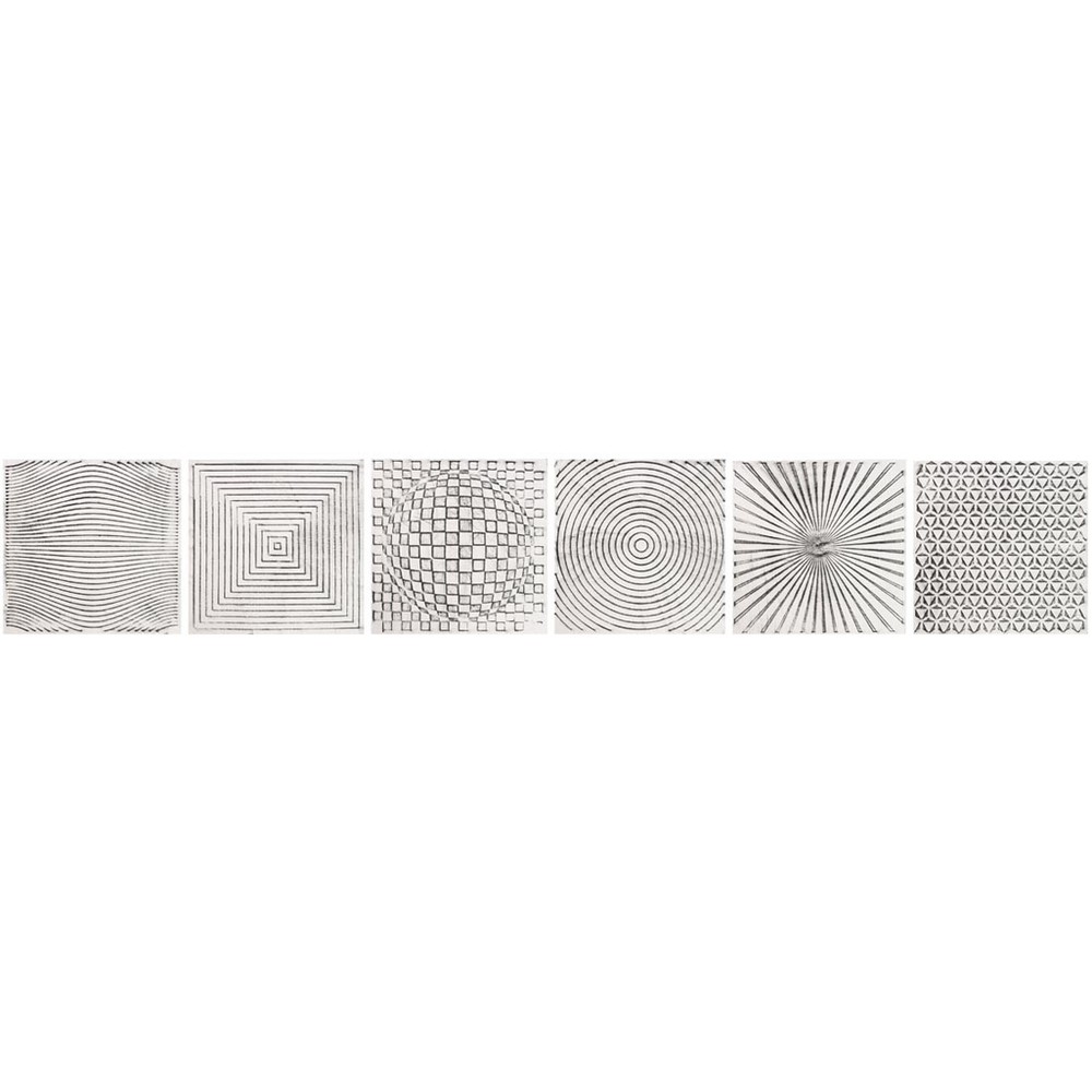 Optical Illusions Roylco Texture Rubbing Plates