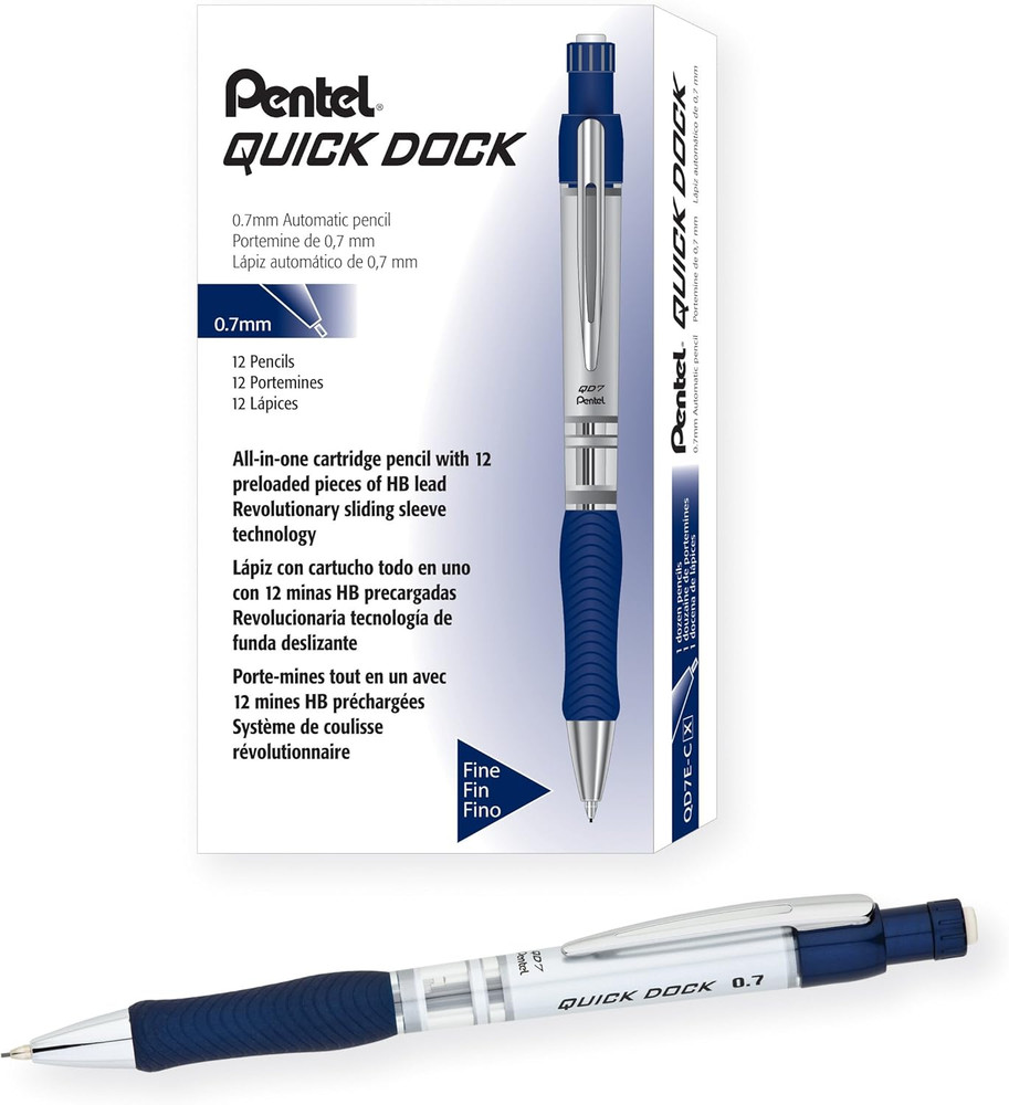Quick Dock Mechanical Pencil (0.5Mm) Blue Barrel