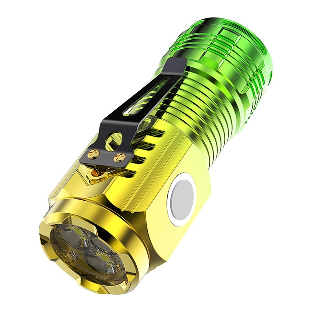 Portable Bright Flashlight 3* 3030LED Lamp Beads Super Bright Flashlight