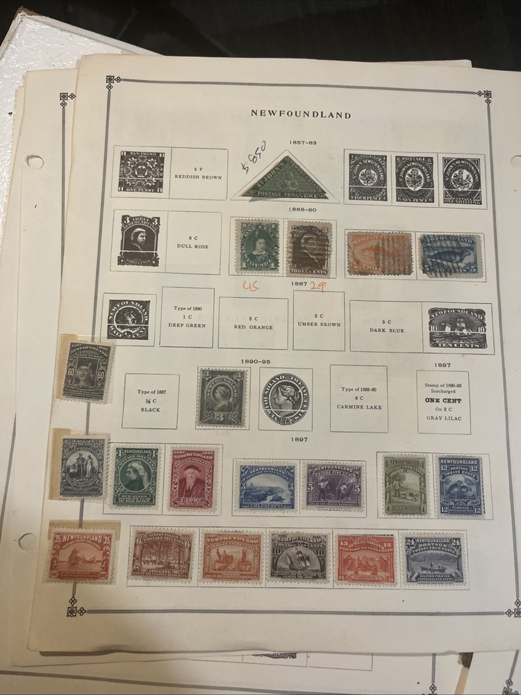 Newfoundland van stamps