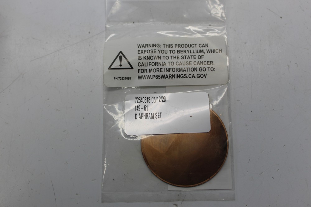 INDUSTRIAL SPARE 149-61 DIAPHRAGM KIT NSMP
