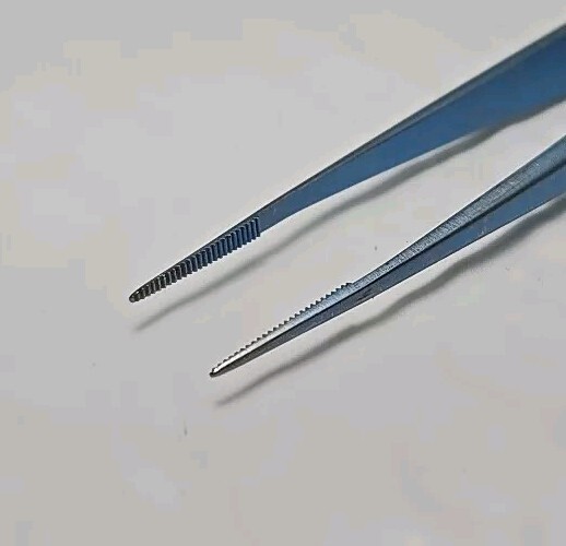 Codman 80-1732 Surgical Titanium Rohoton Dressing Forceps 7" Serrated