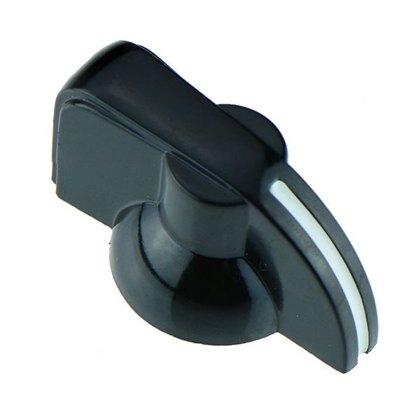 6.35mm Pointer Control Knob White Line PN-1