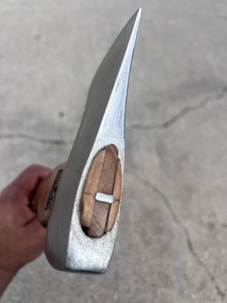 Bad-Axe SM 1.9lb Camp Axe - Custom Handmade 13.5in Maple Handle