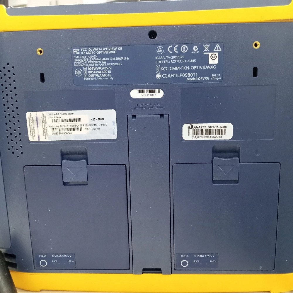 Fluke Networks Optiview XG Network Analyzer Tablet + Warranty