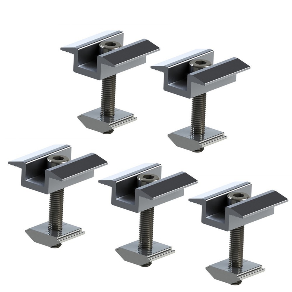 Solar Panel Mounting Brackets 5pcs Aluminum Alloy for Secure Installation